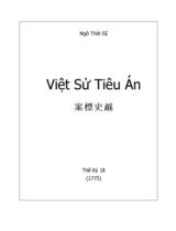 Việt sử Tiêu án / Ngô Thời Sỹ