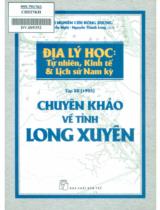 Chuyên khảo về tỉnh Long Xuyên / Hội nghiên cứu Đông Dương ; Nguyễn Nghị, Nguyễn Thanh Long dịch . Tập XII (1905)