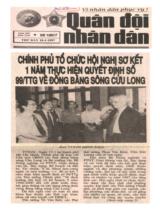 Chính phủ tổ chức Hội nghị sơ kết 1 năm thực hiện quyết định số 99/TTG về Đồng bằng sông Cửu Long / TTXVN