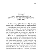 Chương VI: Hoạt động trên cương vị lãnh đạo của Hội đồng Bộ trưởng (1982 - 1991) : Trích trong Võ Văn Kiệt - tiểu sử