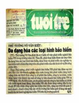 Thủ tướng Võ Văn Kiệt: Đa dạng hóa các loại hình bảo hiểm / Q.H