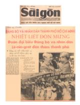 Hôm nay, 17-2-1978 Đảng bộ và nhân dân Thành phố Hồ Chí Minh nhiệt liệt đón mừng Đoàn đại biểu Đảng bộ và nhân dân Lê-nin-grát đến thăm thành phố / P.V