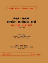 Đại nam nhất thống chí . Tập hạ