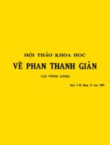 Hội thảo khoa học về Phan Thanh Giản ở tỉnh Vĩnh Long