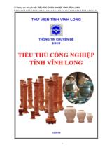 Tiểu thủ công nghiệp tỉnh Vĩnh Long : Thông tin chuyên đề / Thư viện tỉnh Vĩnh Long