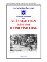 Xuân Mậu Thân năm 1968 ở tỉnh Vĩnh Long : Thông tin chuyên đề / Thư viện tỉnh Vĩnh Long