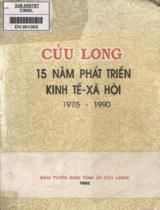 Cửu Long 15 năm phát triển kinh tế - xã hội 1975 - 1990