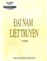 Đại Nam chính biên liệt truyện / Quốc sử quán triều Nguyễn biên soạn . T. 4