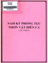 Nam Kỳ phong tục nhơn vật diễn ca - chú thích