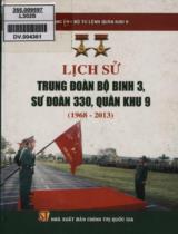 Lịch sử Trung đoàn bộ binh 3, sư đoàn 330, quân khu 9  (1968 - 2013) / Đảng ủy - Bộ Tư lệnh Quân khu 9