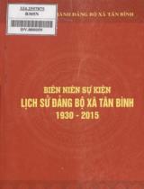 Biên niên sự kiện lịch sử Đảng bộ xã Tân Bình 1930 - 2015 / Ban chấp hành Đảng bộ xã Tân Bình