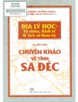 Chuyên khảo về tỉnh Sa Đéc / Hội nghiên cứu Đông Dương ; Nguyễn Nghị, Nguyễn Thanh Long dịch . Tập VIII (1903)