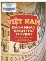 Việt Nam danh nhân Bách thư Thi vịnh / Huỳnh Thiên Kim ; Huỳnh Thiên Kim Bội chú thích và giới thiệu theo Di cảo