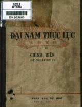 Đại Nam thực lục : Chính biên đệ nhất kỷ II / Tổ phiên dịch viện sử học phiên dịch . T. 3