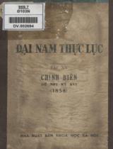 Đại Nam thực lục : Chính biên đệ nhị kỷ XVI (1838 ) / Tổ phiên dịch viện sử học phiên dịch . T. 20