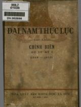 Đại Nam thực lục : Chính biên tứ kỷ I (1848 - 1853 ) / Tổ phiên dịch viện sử học phiên dịch . T. 27