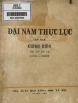 Đại Nam thực lục : Chính biên tứ kỷ IV (1863 - 1865) / Tổ phiên dịch viện sử học phiên dịch . T. 30