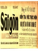 Đồng chí Võ Văn Kiệt kiểm tra việc thực hiện nghị quyết Đại hội đảng tại ngành dệt Thành phố Hồ Chí Minh / P.Q.