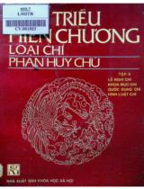 Lịch triều hiến chương loại chí : Phan Huy Chú ; Viện Sử học Việt Nam dịch và chú giải . T. 2 , Lễ nghi chí - Khoa mục chí - Quốc dụng chí - Hình luật chí