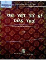 Đại Việt sử ký toàn thư: Mộc bản khắc năm Chính hòa thứ 18 (1697) / Lời giới thiệu: Nguyễn Khánh Toàn ; Khảo cứu về tác giả, văn bản, tác phẩm: Phan Huy Lê ; Dịch và chú thích: Ngô Đức Thọ ; Hà Văn Tấn hiệu đính . T. 1