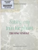 Sương mù trên tác phẩm Trương Vĩnh Ký / Bằng Giang