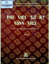 Đại Việt sử ký toàn thư : Mộc bản khắc năm Chính hòa thứ 18 (1697) / Viện Khoa học Xã hội ; Hà Văn Tấn hiệu đính . T. 2