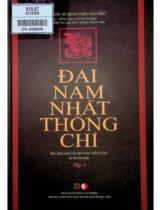 Đại Nam nhất thống chí / Hoàng Văn Lâu dịch . T. 1