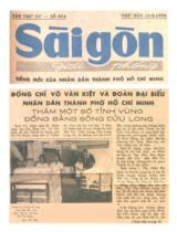 Đồng chí Võ Văn Kiệt và Đoàn đại biểu nhân dân thành phố Hồ Chí Minh thăm một số tỉnh, vùng đồng bằng sông Cửu Long