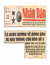 Các nước hướng về đồng bào bị nạn trong cơn bão số 5 : Đồng chí Võ Văn Kiệt kiểm tra công tác khắc phục hậu quả / TTXVN, PV và CTV