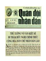 Thủ tướng Võ Văn Kiệt sẽ đi thăm hữu nghị chính thức Cộng hoà dân chủ nhân dân Lào