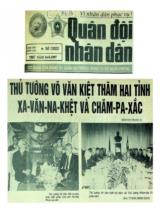 Thủ tướng Võ Văn Kiệt thăm hai tỉnh Xa-văn-na-khệt và Chăm-pa-xắc