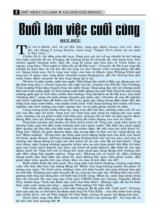 Buổi làm việc cuối cùng / Huy Đức