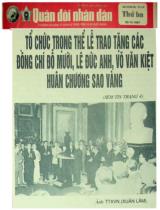 Tổ chức trọng thể lễ trao tặng các đồng chí Đỗ Mười, Lê Đức Anh, Võ Văn Kiệt Huân chương Sao vàng