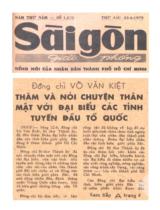 Đồng chí Võ Văn Kiệt thăm và nói chuyện thân mật với Đại biểu các tỉnh tuyến đầu Tổ quốc