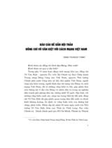 Báo cáo đề dẫn hội thảo đồng chí Võ Văn Kiệt với cách mạng Việt Nam / Đặng Thị Ngọc Thịnh