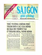 Thủ tướng chính phủ thăm hỏi các gia đình bị hại do thiên tai ở Thanh Hóa, Ninh Bình