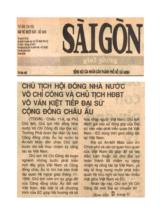 Chủ tịch Hội đồng nhà nước Võ Chí Công và Chủ tịch HĐBT Võ Văn Kiệt tiếp đại sứ cộng đồng Châu Âu / TTXVN