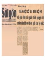 Đồng chí Võ Văn Kiệt thăm một số gia đình bộ đội và gia đình có người tình nguyện đi chiến đấu bảo vệ biên giới của Tổ quốc