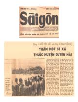 Đồng chí Võ Văn Kiệt và đồng chí Nguyễn Hộ thăm một số xã thuộc huyện Duyên Hải