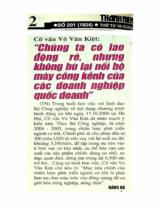 Cố vấn Võ Văn Kiệt: "Chúng ta có lao động rẻ, nhưng không bù lại nổi bộ máy cồng kềnh của các doanh nghiệp quốc doanh" / Đặng Hà