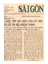 Cuộc tiếp xúc giữa ứng cử viên với cử tri nội, ngoại thành / Nhóm phóng viên Chính trị - Xã hội