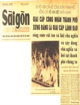 Tại Hội nghị cán bộ công đoàn thành phố, đồng chí Võ Văn Kiệt nhấn mạnh: Giai cấp công nhân thành phố xứng đáng là giai cấp lãnh đạo công cuộc cải tạo xã hội chủ nghĩa và xây dựng chủ nghĩa xã hội tại thành phố chúng ta