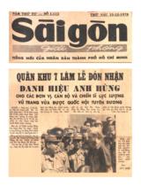 Quân khu 7 làm lễ đón nhận danh hiệu anh hùng cho các đơn vị, cán bộ và chiến sĩ lực lượng vũ trang vừa được Quốc hội tuyên dương / P. V.