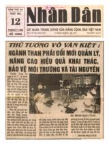 Thủ tướng Võ Văn Kiệt: Ngành than phải đổi mới quản lý, nâng cao hiệu quả khai thác, bảo vệ môi trường và tài nguyên