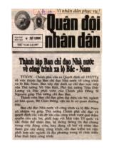 Thành lập Ban chỉ đạo Nhà nước về công trình xa lộ Bắc - Nam