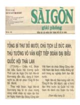 Tổng Bí thư Đỗ Mười, Chủ tịch Lê Đức Anh, Thủ tướng Võ Văn Kiệt tiếp đoàn đại biểu Quốc hội Thái Lan / TTXVN