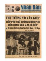 Thủ tướng Võ Văn Kiệt tiếp Phó Thủ tướng chính phủ Liên bang Nga V.M.Sê-Rốp