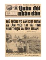 Thủ tướng Võ Văn Kiệt thăm và làm việc tại hai tỉnh Ninh Thuận và Bình Thuận / Minh Đạo: ảnh