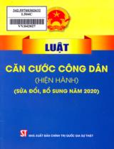 Luật căn cước công dân (hiện hành) (sửa đổi, bổ sung năm 2020)