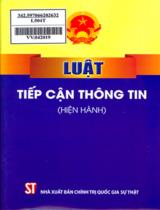 Luật Tiếp cận thông tin (hiện hành)
